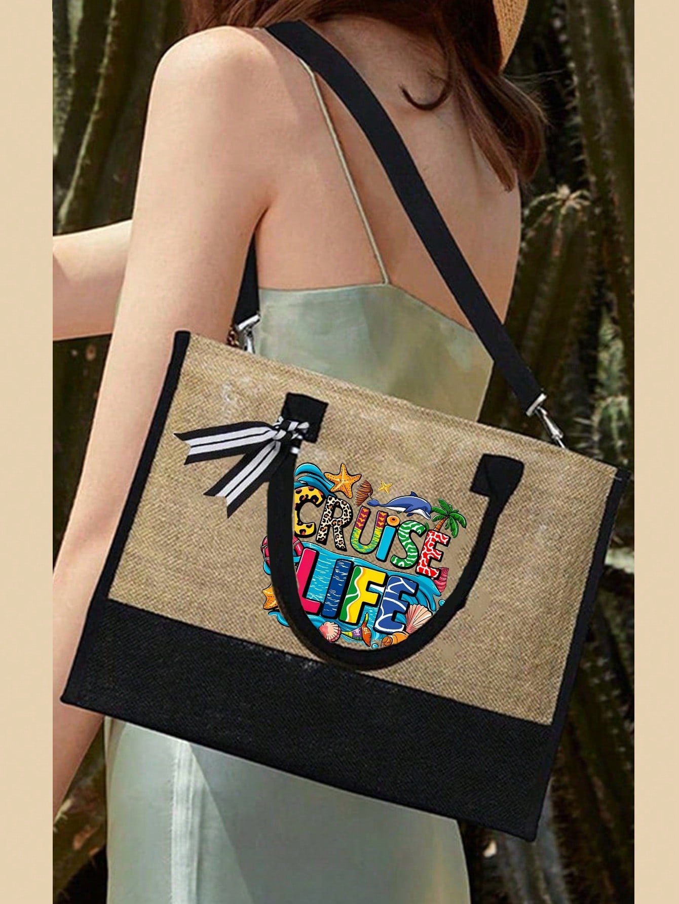 Unisex Animal Polyester Shoulder Bag In Square Shape For All Seasons