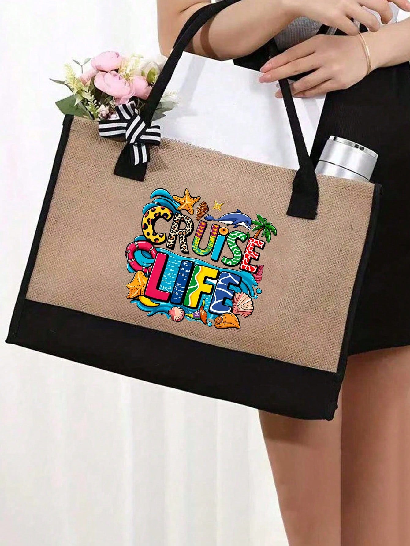 Unisex Animal Polyester Shoulder Bag In Square Shape For All Seasons