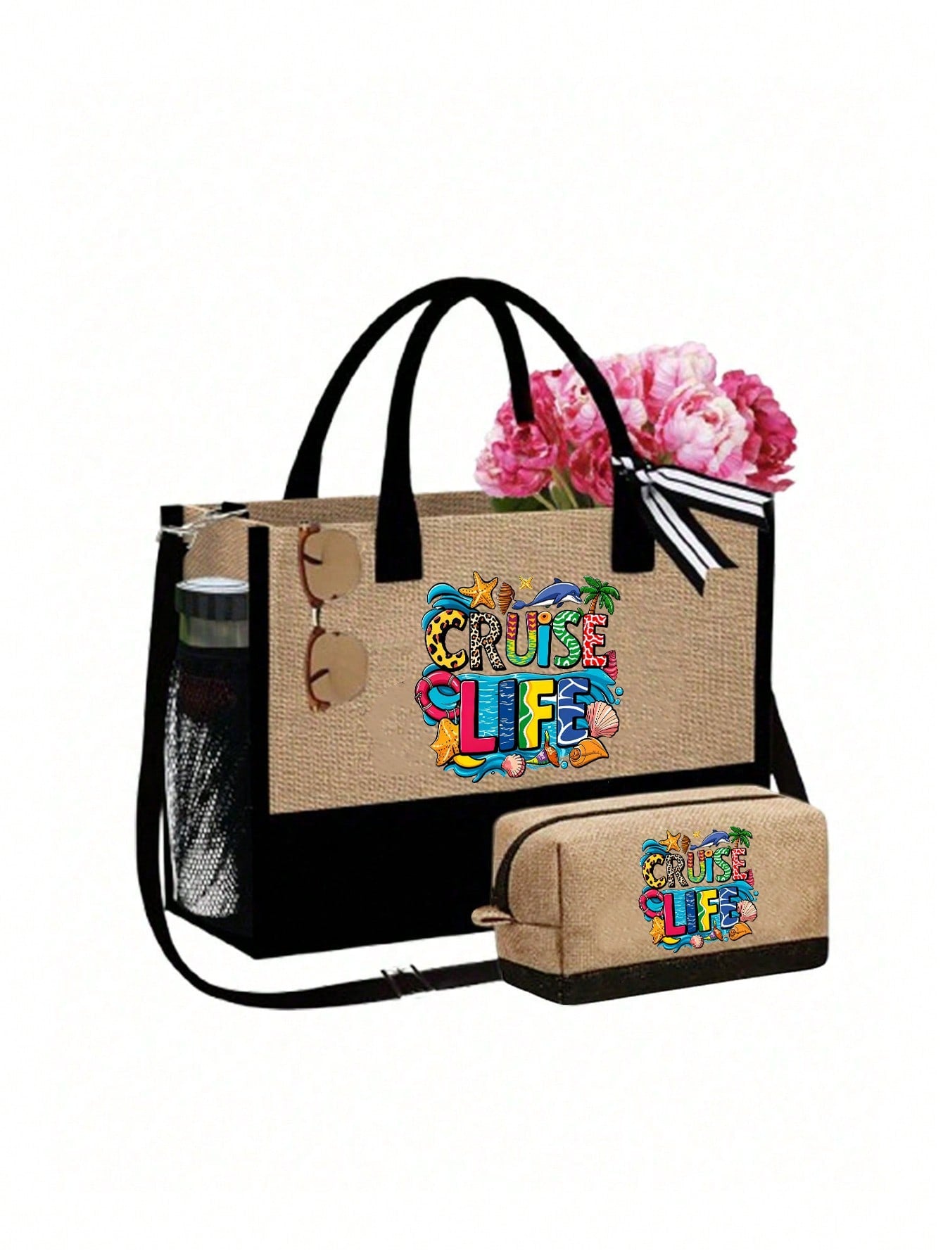 Unisex Animal Polyester Shoulder Bag In Square Shape For All Seasons