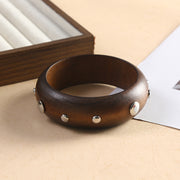 Walnut Color Silver Round (diameter 6.5 Cm, Width 2.5 Cm, 26g)