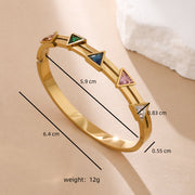 Colorful crystals-Gold