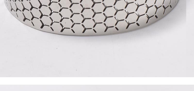 Wide Bracelet For Bangle Made Of Titanium Steel Featuring A Golden Finish