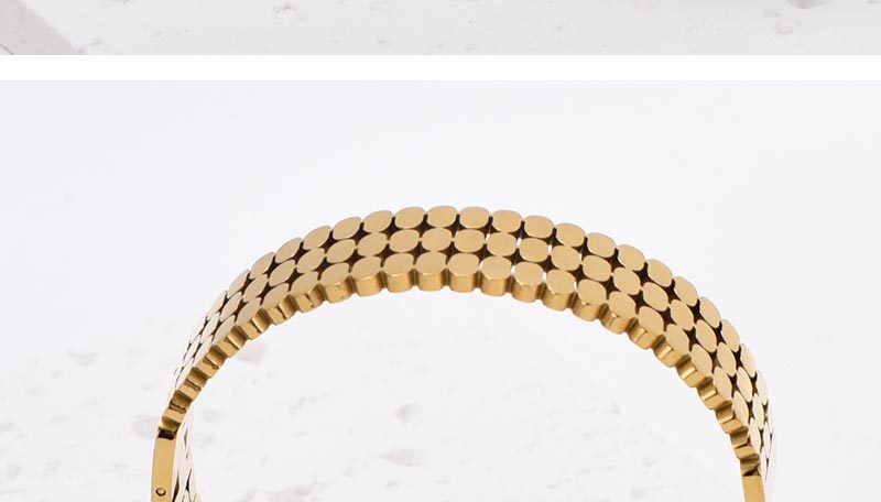 For Bangle Made Of Titanium Steel In Golden Color