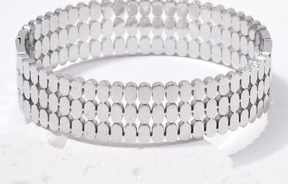 For Bangle Made Of Titanium Steel In Golden Color