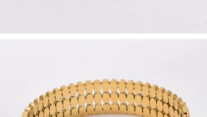 For Bangle Made Of Titanium Steel In Golden Color