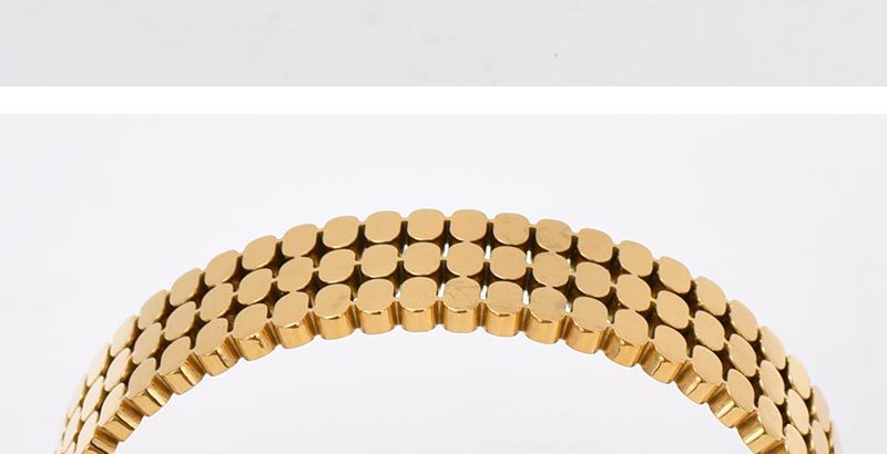 For Bangle Made Of Titanium Steel In Golden Color