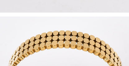 For Bangle Made Of Titanium Steel In Golden Color