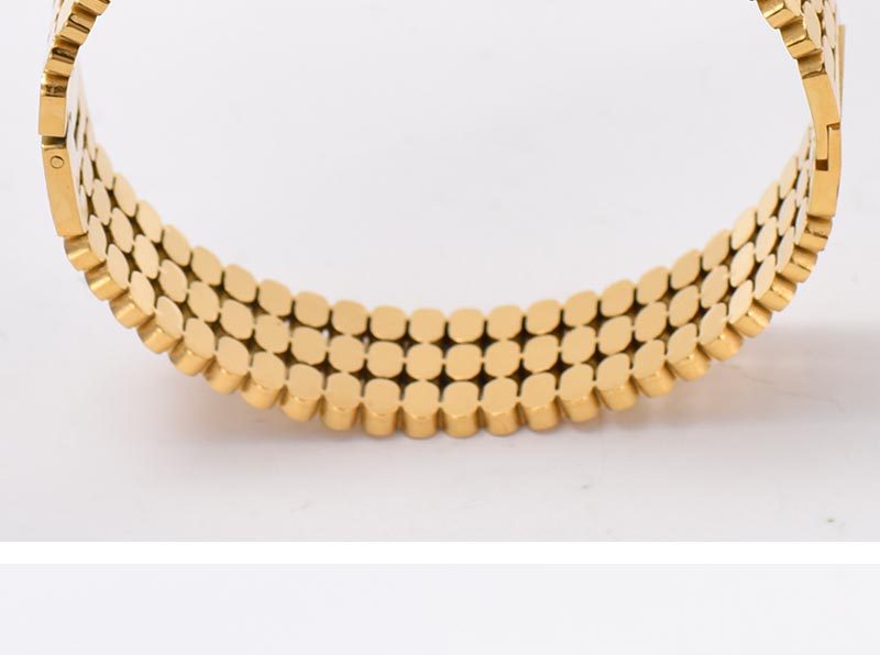 For Bangle Made Of Titanium Steel In Golden Color