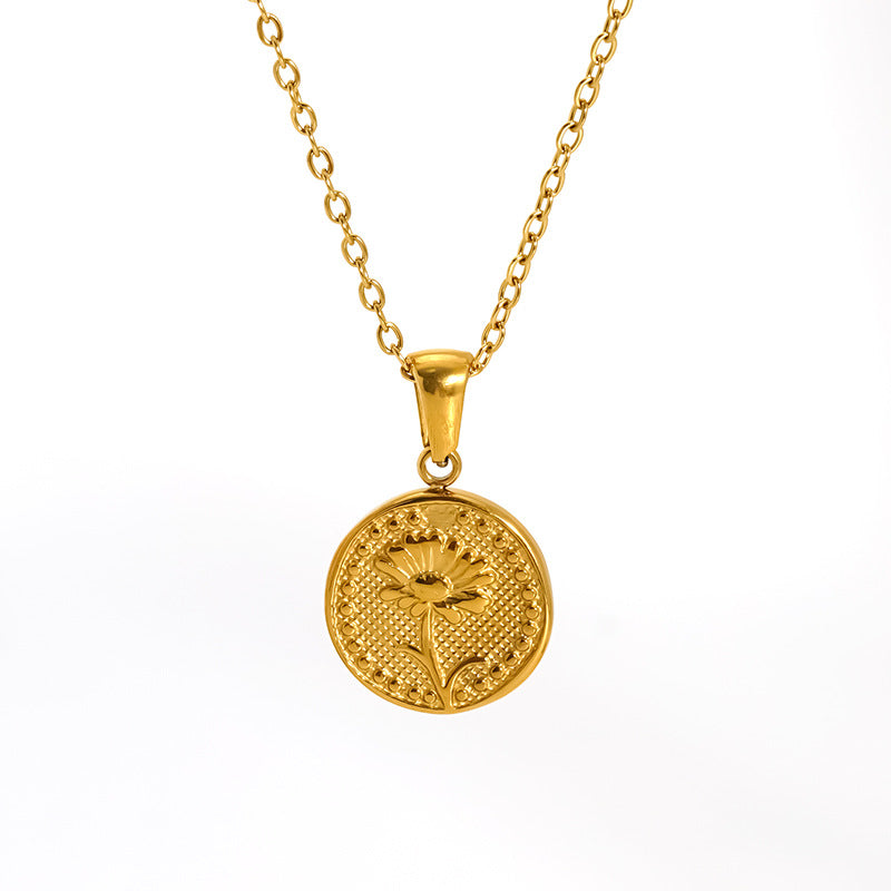 For Necklace Made Of Durable Titanium Steel In Steel Color