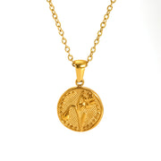 SP599G-March Narcissus (Cross Chain)
