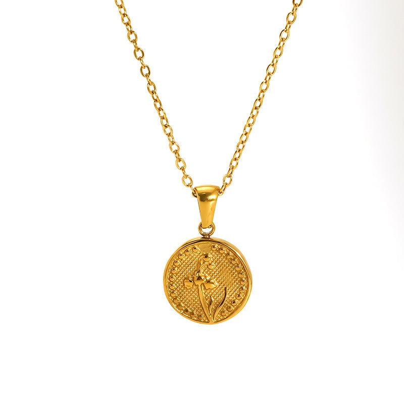 For Necklace Made Of Durable Titanium Steel In Steel Color
