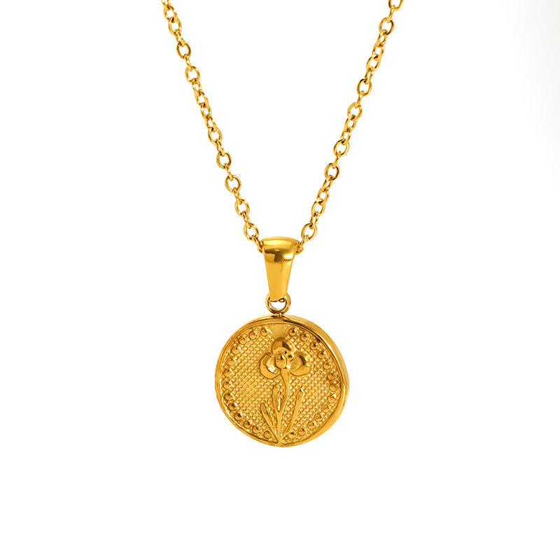 For Necklace Made Of Durable Titanium Steel In Steel Color