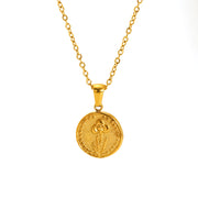 SP599G-5 May Ying Tail Flower (Cross Chain)
