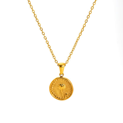 For Necklace Made Of Durable Titanium Steel In Steel Color