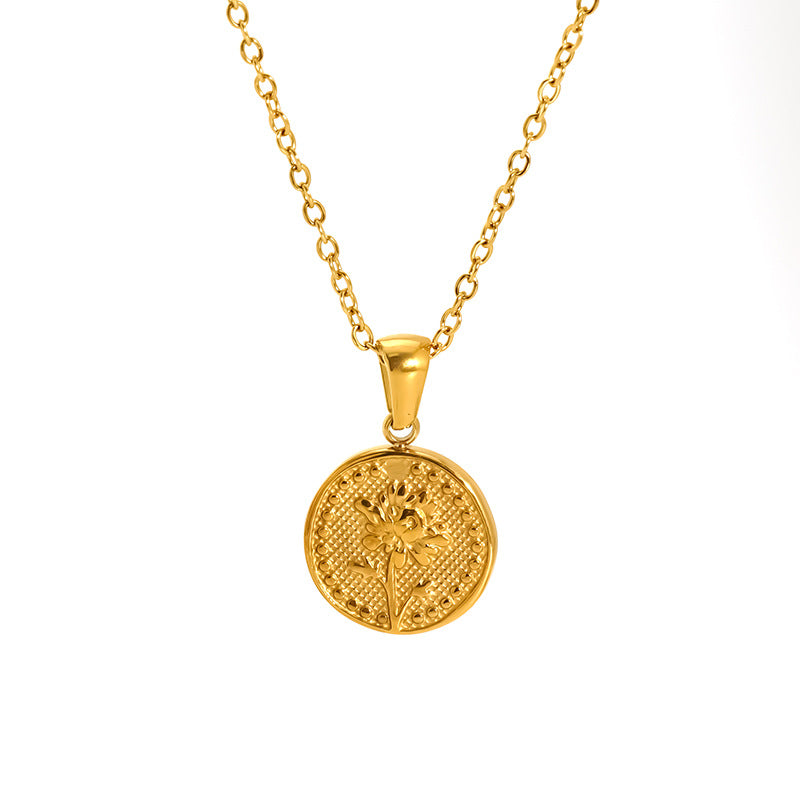 For Necklace Made Of Durable Titanium Steel In Steel Color