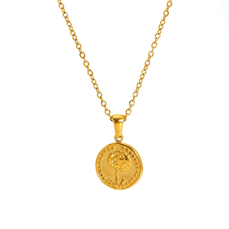 For Necklace Made Of Durable Titanium Steel In Steel Color