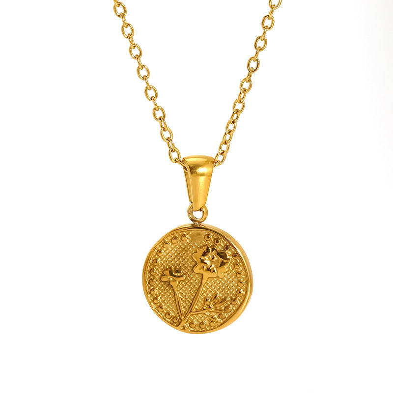 For Necklace Made Of Durable Titanium Steel In Steel Color