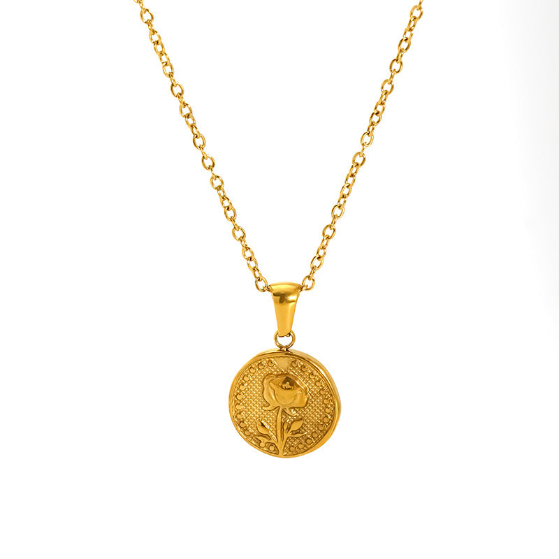 For Necklace Made Of Durable Titanium Steel In Steel Color