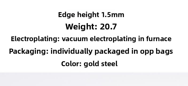 For Bangle Made Of Titanium Steel In Golden Color