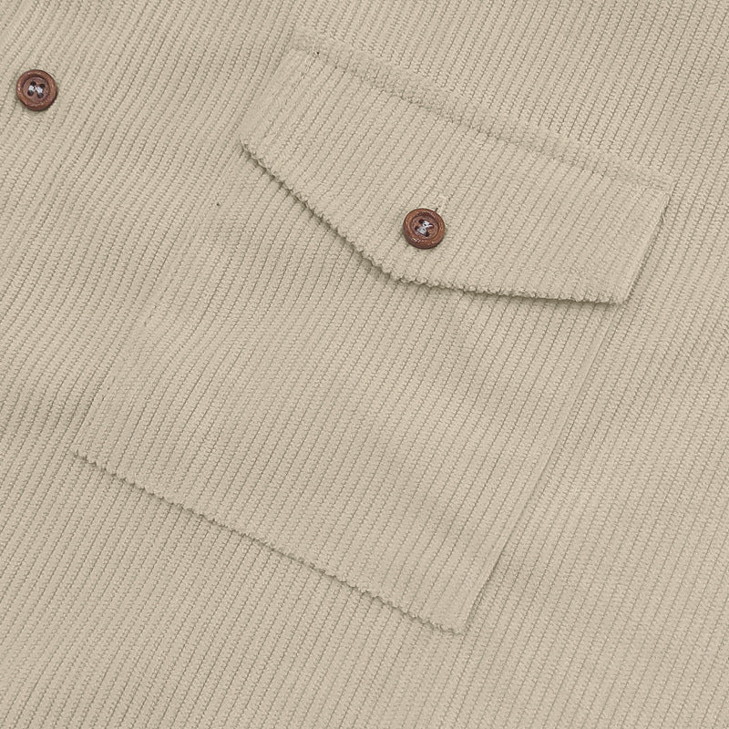 Solid Color Casual Short Sleeve Polyester Blouse With Lapel For Men
