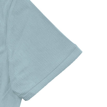 Solid Color Casual Short Sleeve Polyester Blouse With Lapel For Men