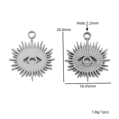 Daisy Pendant With 18K Real Gold Plated Finish, Featuring Love Charms For Jewelry Making