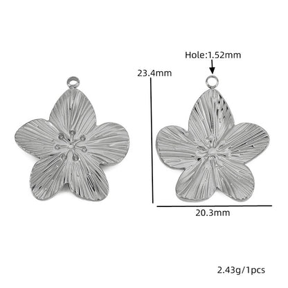 Daisy Pendant With 18K Real Gold Plated Finish, Featuring Love Charms For Jewelry Making