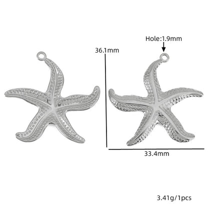 Golden Jewelry Accessory Featuring A Starfish Pattern, Elegant And Stylish Design