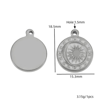 Daisy Pendant With 18K Real Gold Plated Finish, Featuring Love Charms For Jewelry Making