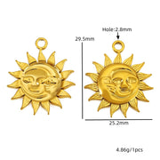 Gold Embrace the Moon and Sun