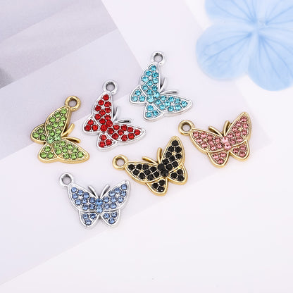 Butterfly Love Charms Jewelry Accessories In Alloy Featuring Elegant Colour Design