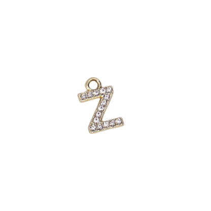 Golden Alloy Letter Love Charms Jewelry Accessories