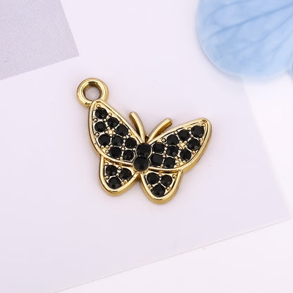 Butterfly Love Charms Jewelry Accessories In Alloy Featuring Elegant Colour Design