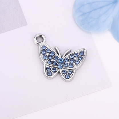 Butterfly Love Charms Jewelry Accessories In Alloy Featuring Elegant Colour Design
