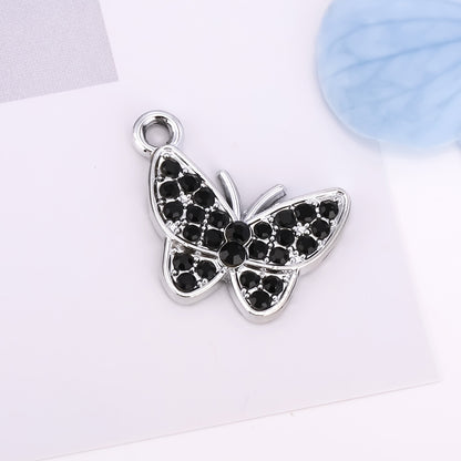 Butterfly Love Charms Jewelry Accessories In Alloy Featuring Elegant Colour Design