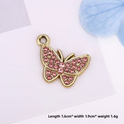 Pink Butterfly Gold