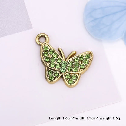 Butterfly Love Charms Jewelry Accessories In Alloy Featuring Elegant Colour Design