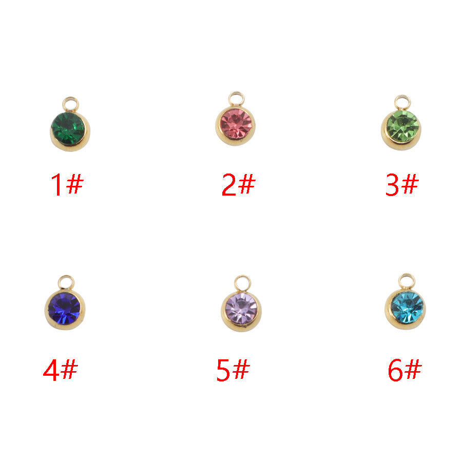 Circle Pendant Jewelry Accessory With PVD Coated Finish, Stylish And Durable Design