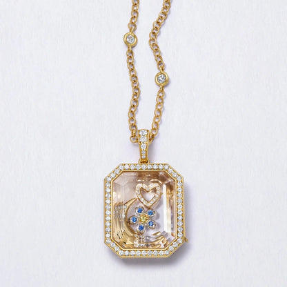 Glass Locket Charms In Colour, Jewelry Accessories Featuring Elegant Design