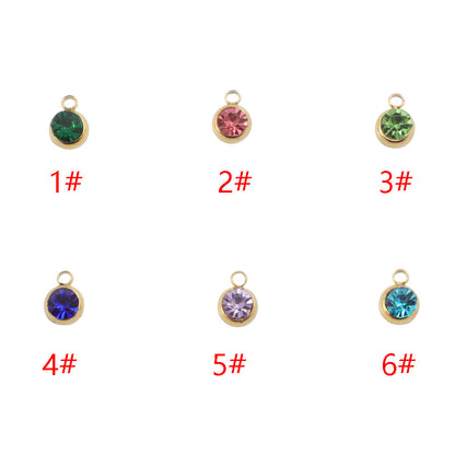 Circle Pendant Jewelry Accessory With PVD Coated Finish, Stylish And Durable Design