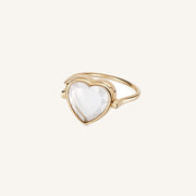 Love heart-shaped ring