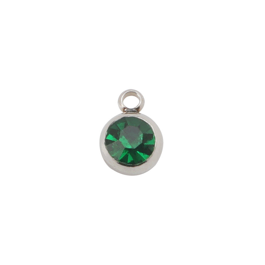 Circle Pendant Jewelry Accessory With PVD Coated Finish, Stylish And Durable Design