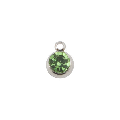 Circle Pendant Jewelry Accessory With PVD Coated Finish, Stylish And Durable Design