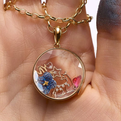 Rainbow Copper Love Charms Jewelry Accessories In Colour