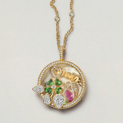 Glass Locket Charms In Colour, Jewelry Accessories Featuring Elegant Design