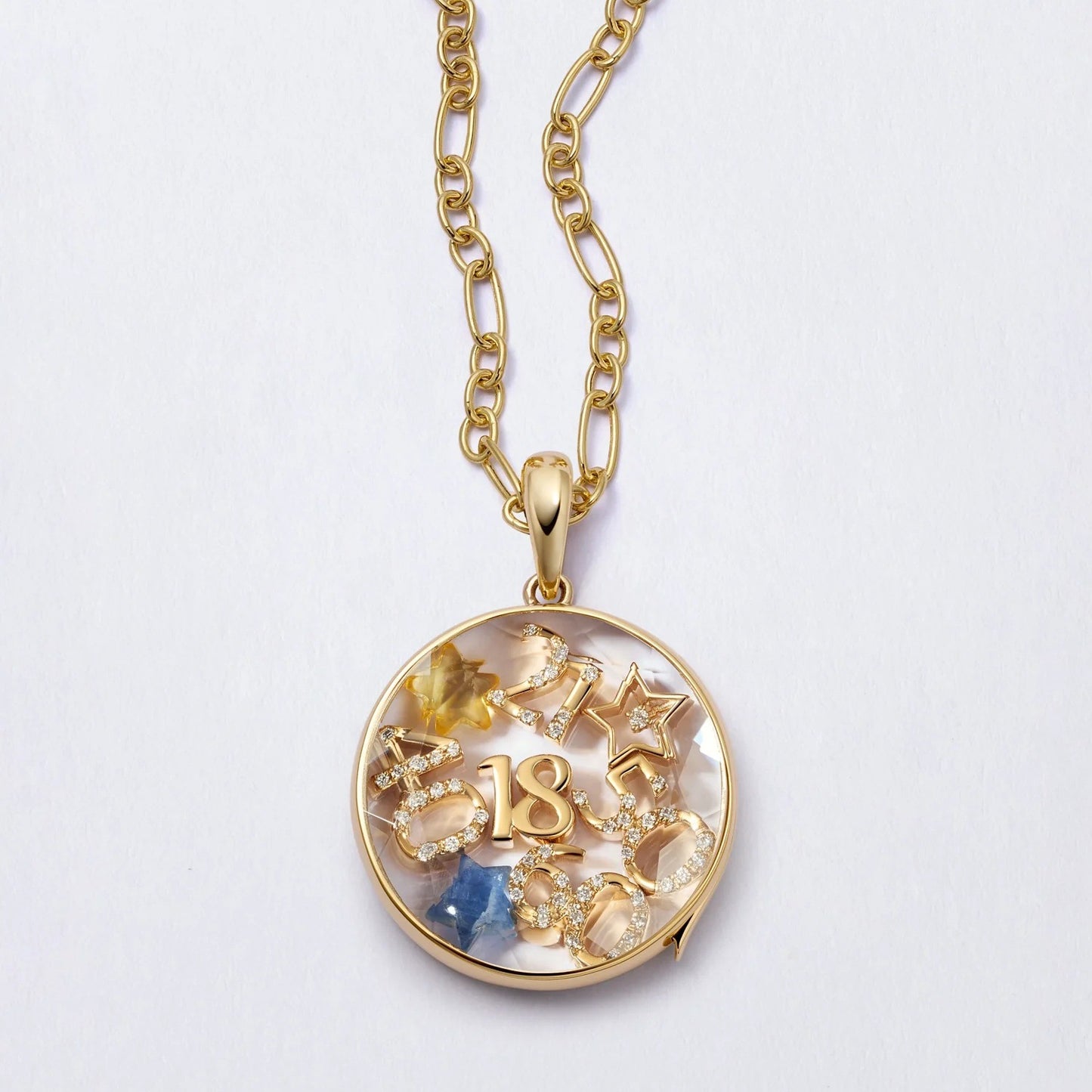 Glass Locket Charms In Colour, Jewelry Accessories Featuring Elegant Design