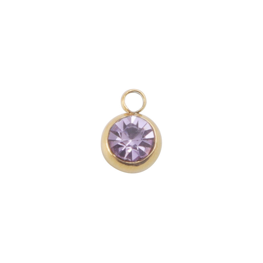 Circle Pendant Jewelry Accessory With PVD Coated Finish, Stylish And Durable Design
