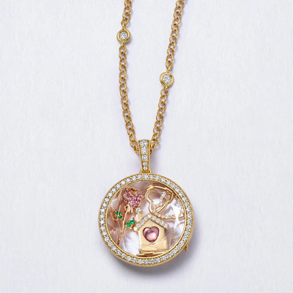 Glass Locket Charms In Colour, Jewelry Accessories Featuring Elegant Design