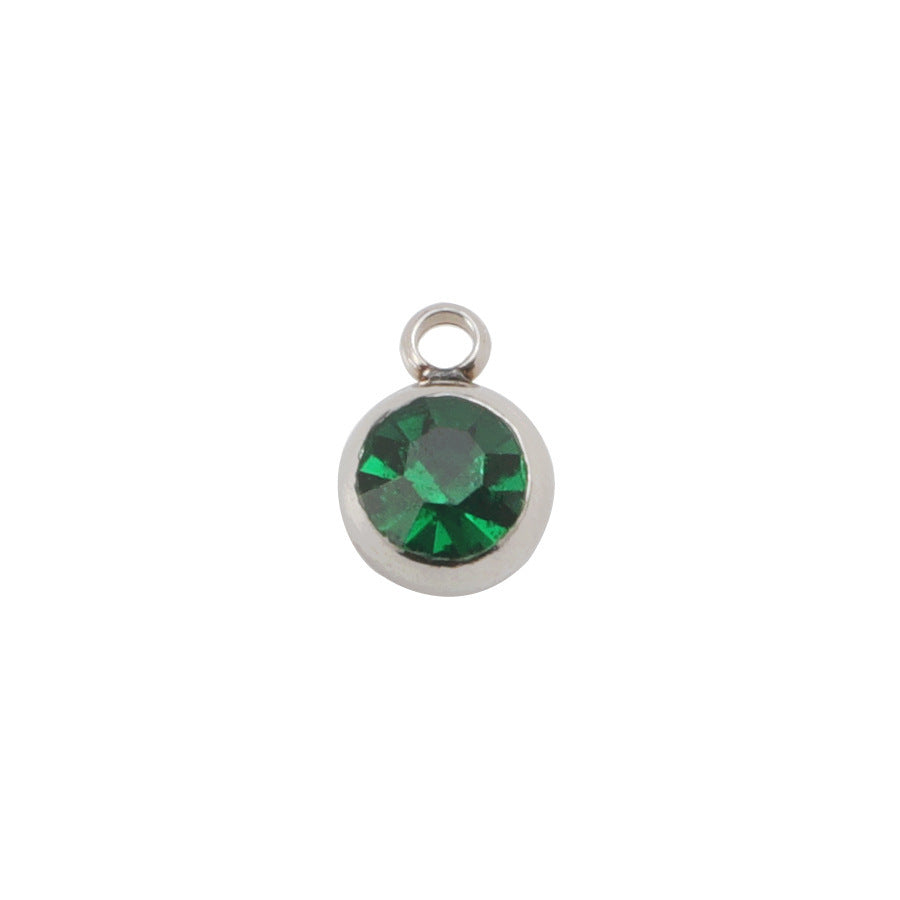 Circle Pendant Jewelry Accessory With PVD Coated Finish, Stylish And Durable Design