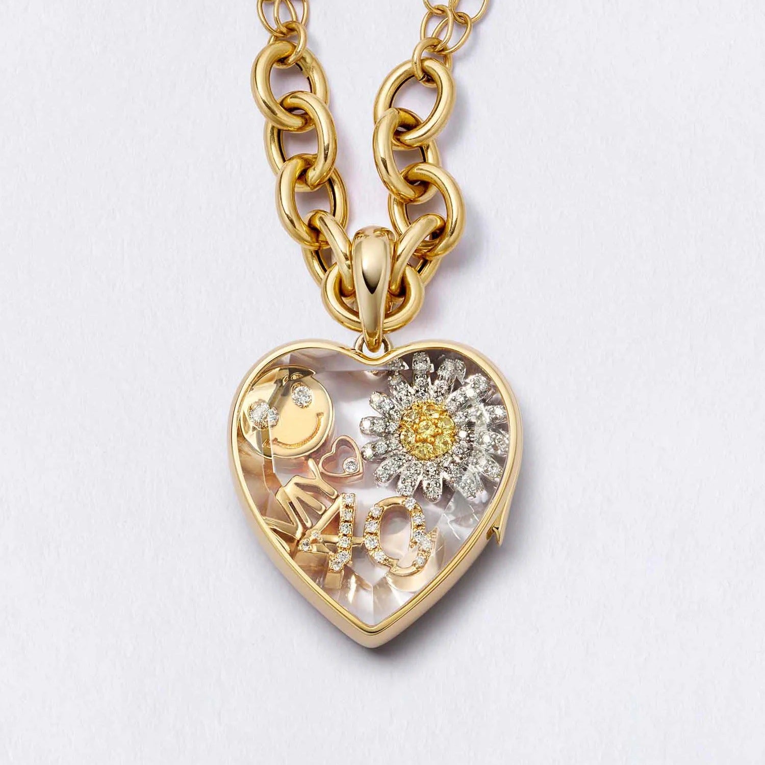 Glass Locket Charms In Colour, Jewelry Accessories Featuring Elegant Design